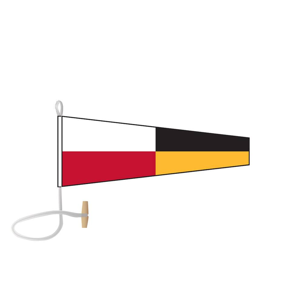 Number 9 with Rope & Toggles