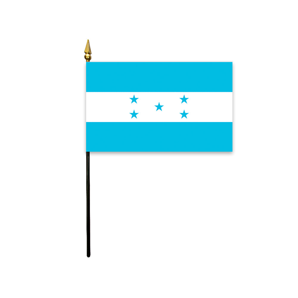 Honduras Stick Flag 4x6 in