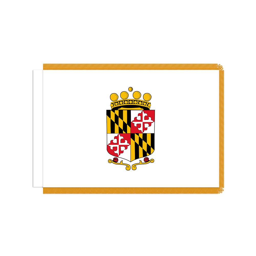 Anne Arundel County, MD Flag with Polesleeve & Fringe