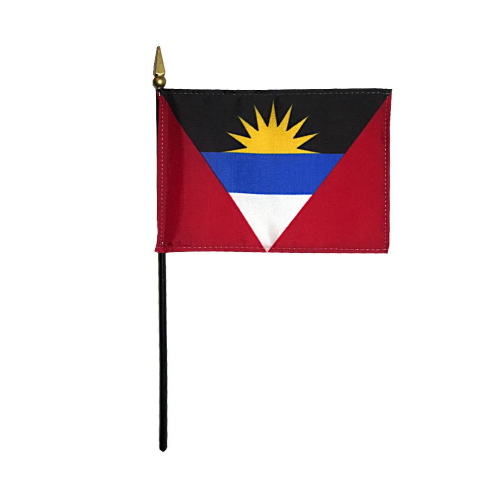4x6 in. Antigua & Barbuda Stick Flag