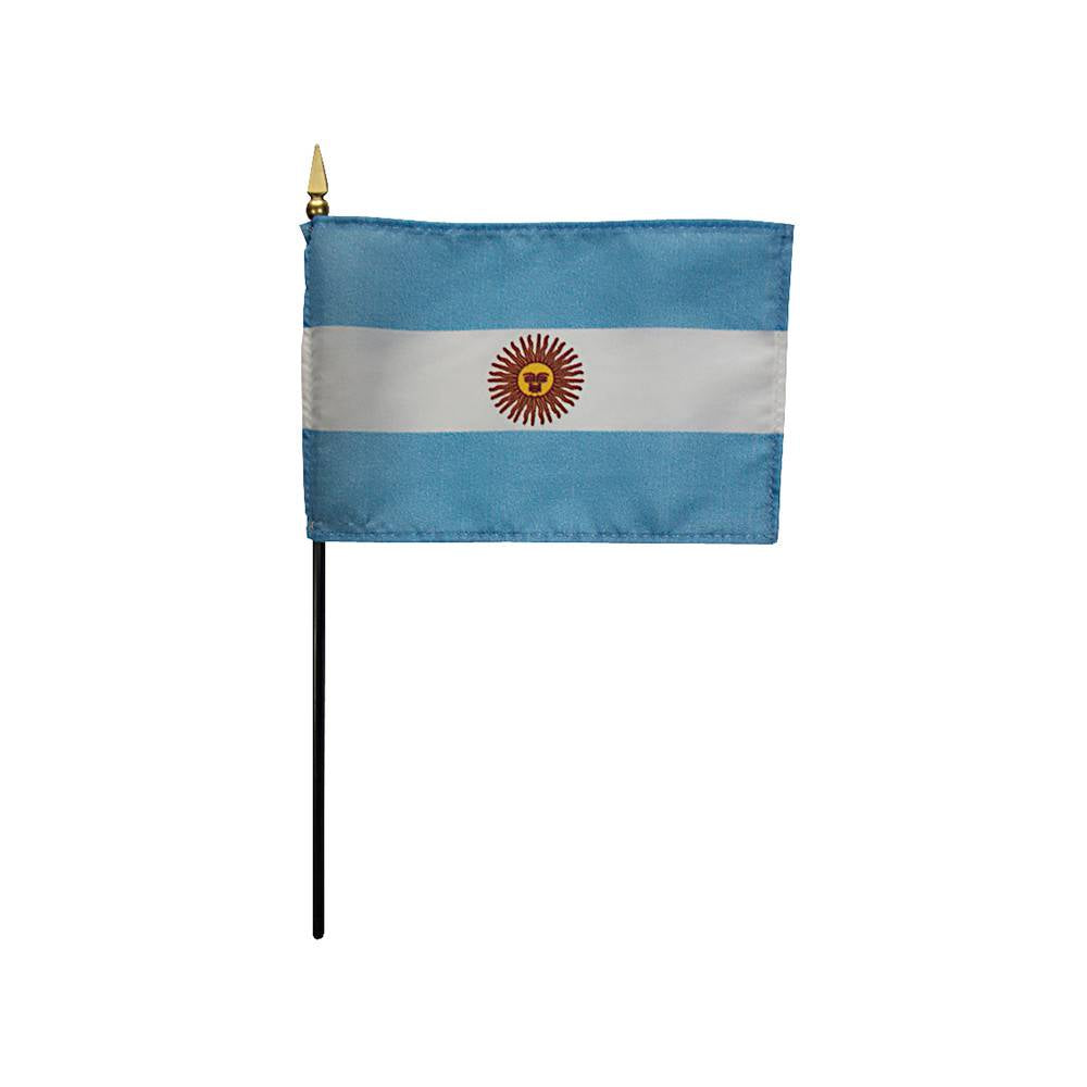 4x6 in. Argentina Stick Flag