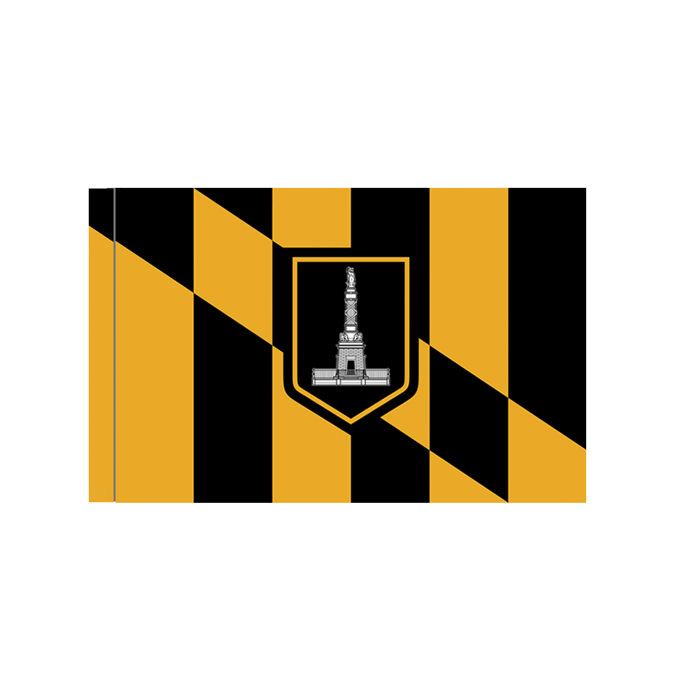 City of Baltimore Flag with Polesleeve