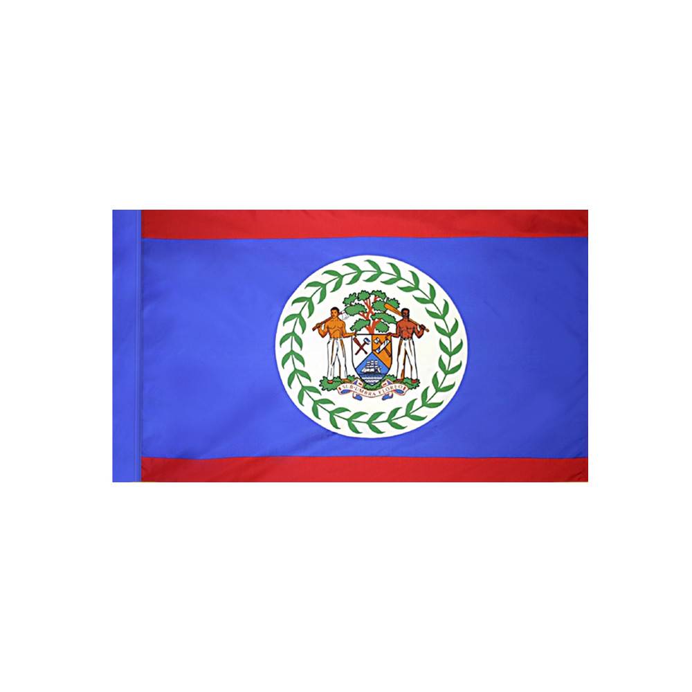 Belize Flag with Polesleeve
