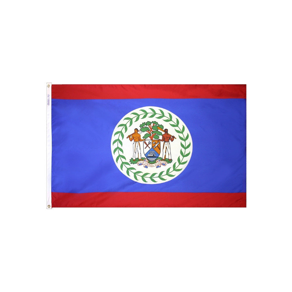 12x18 in. Belize Nautical Flag