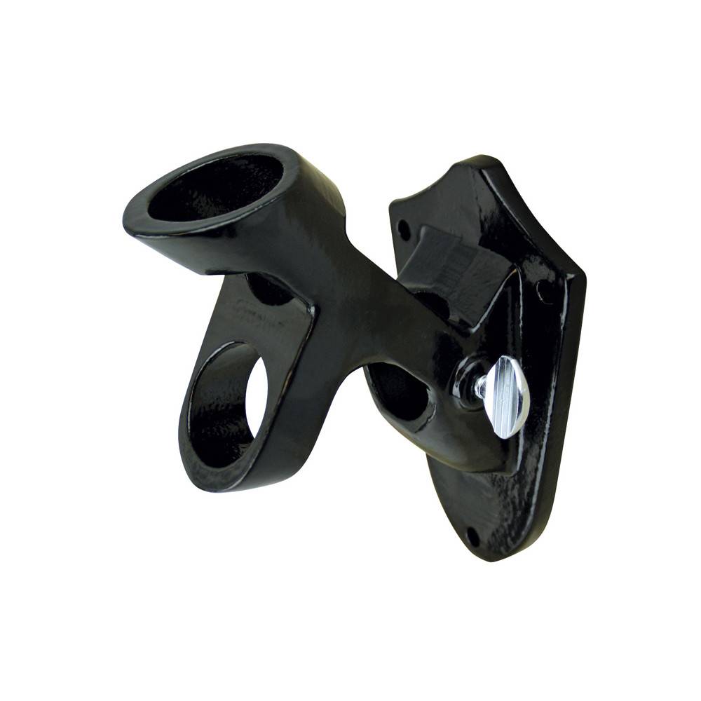 Black 2-Option Bracket for 1 in. Diameter Flagpole