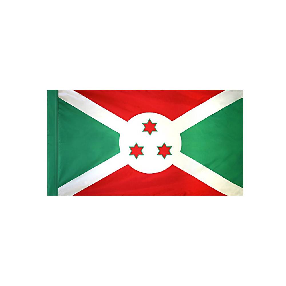 Burundi Flag with Polesleeve