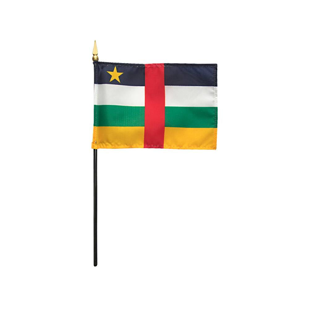 4x6 in. Central African Republic Stick Flag