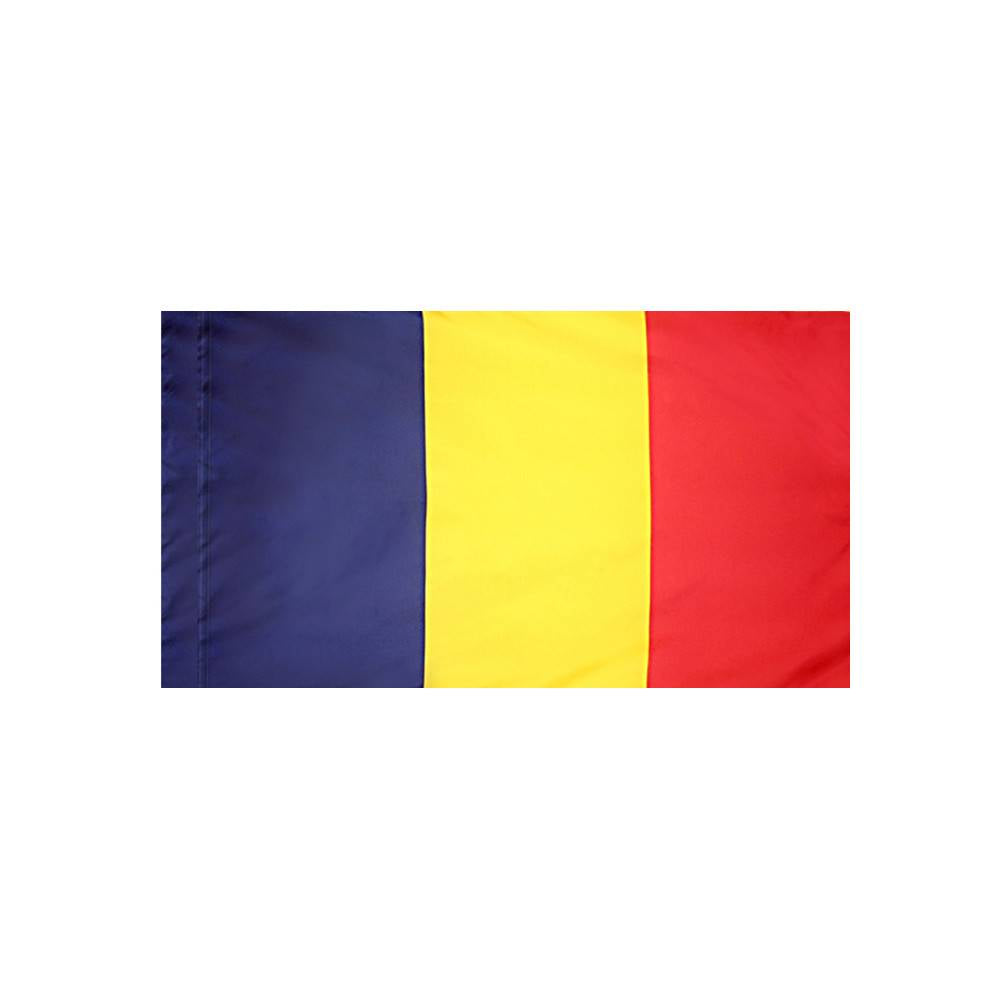 Chad Flag with Polesleeve