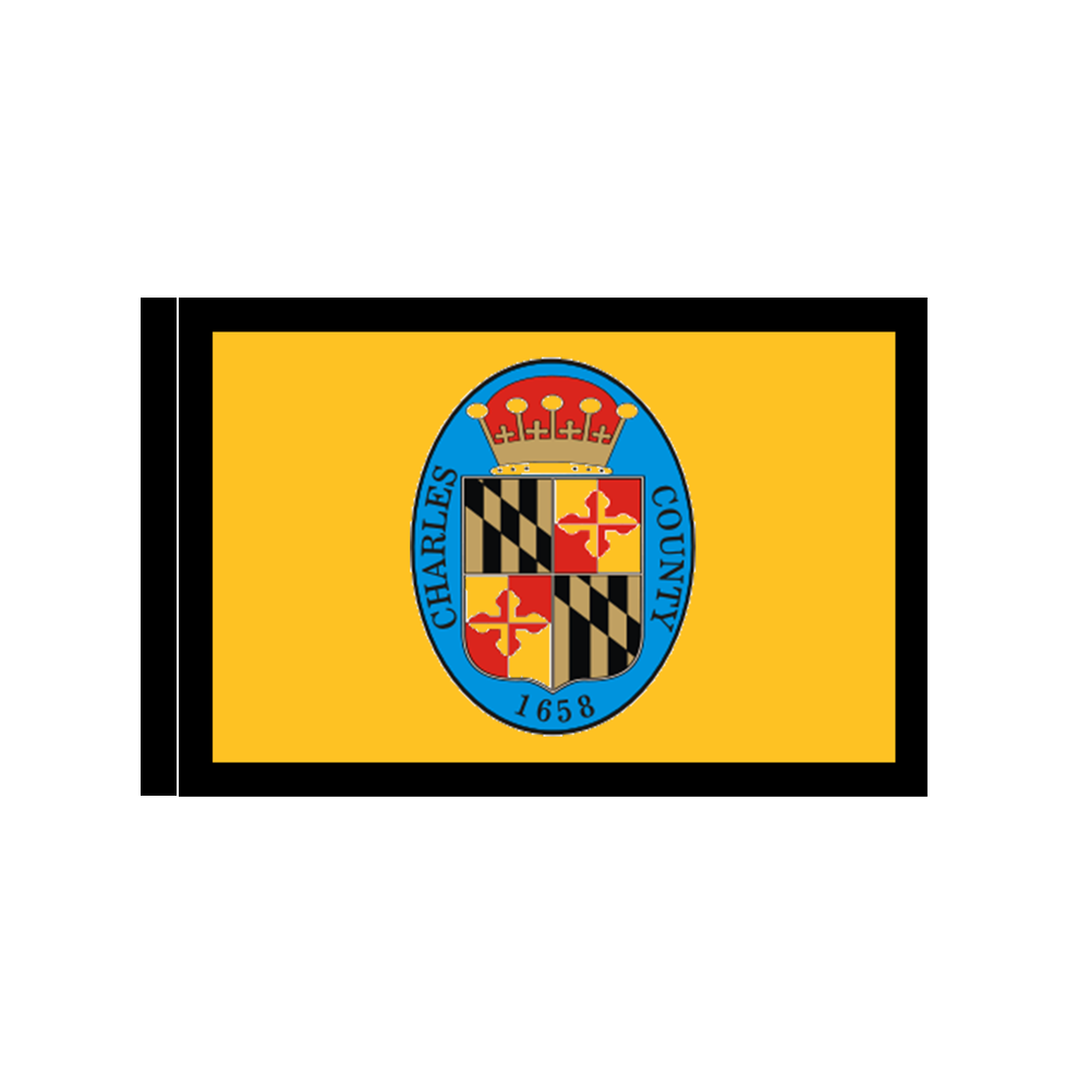 Charles County, MD Flag with Polesleeve
