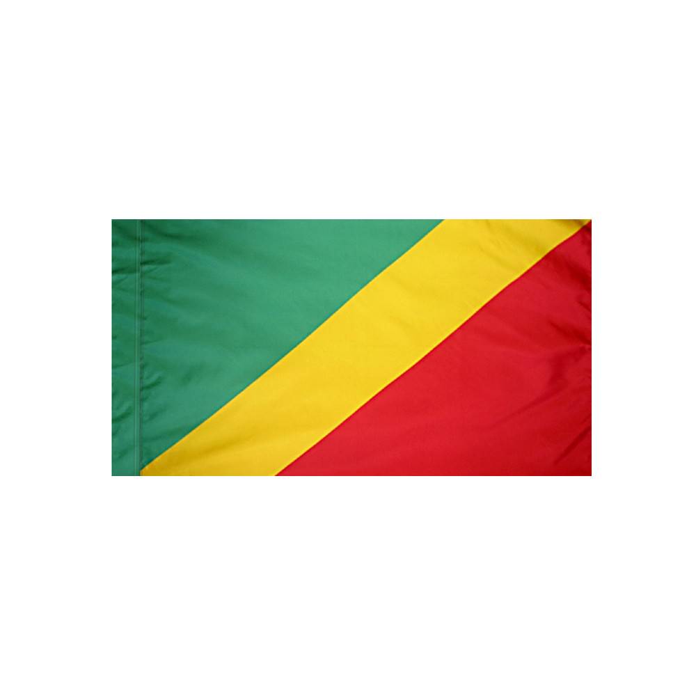 Congo Flag with Polesleeve