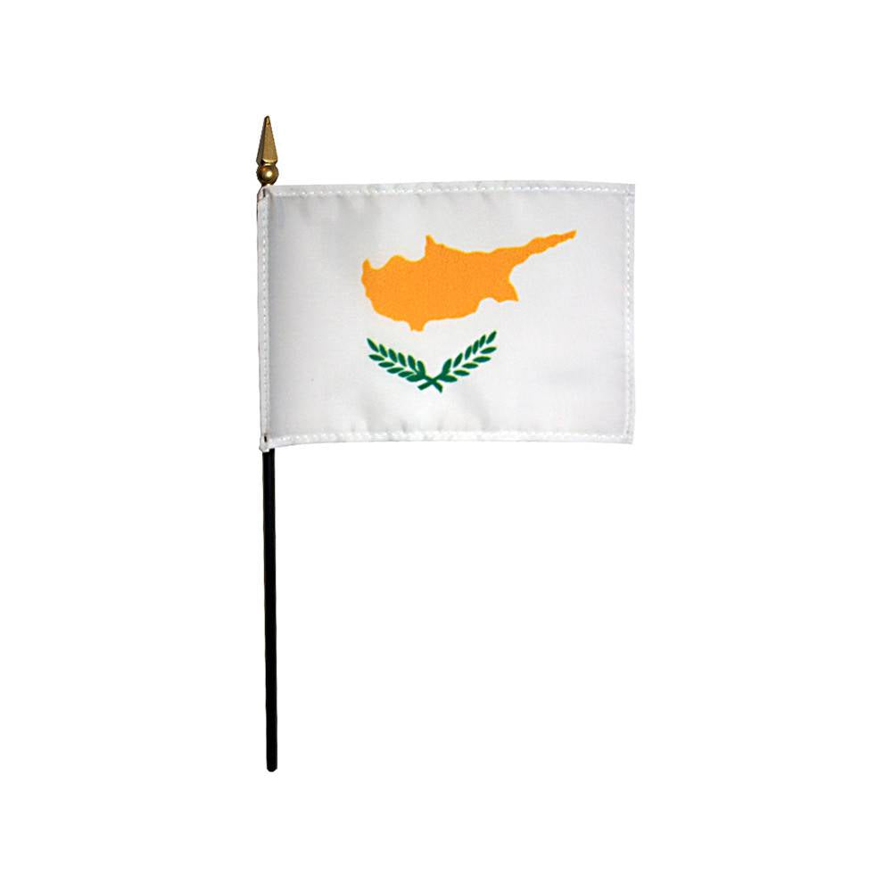 4x6 in. Cyprus Stick Flag