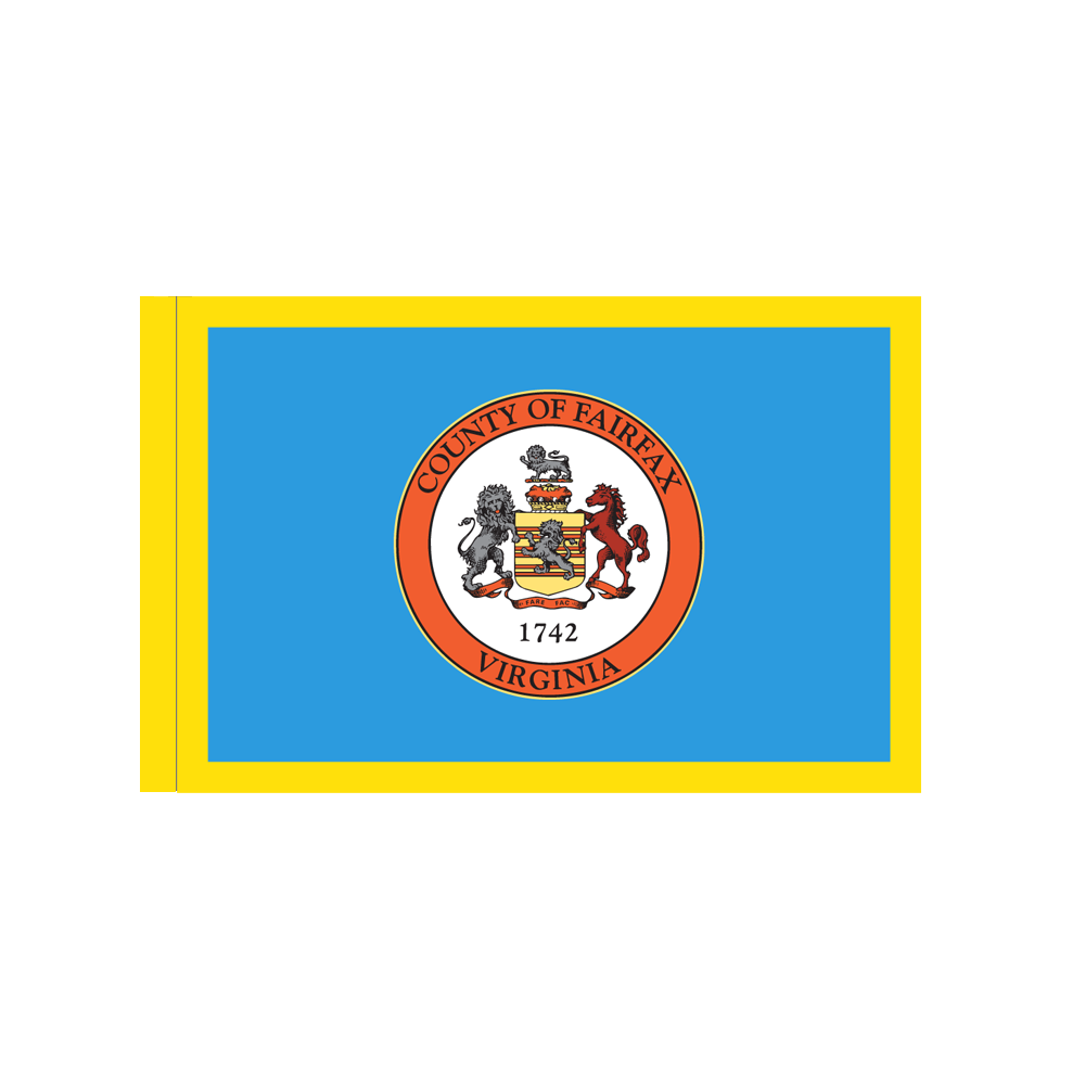 Fairfax County, VA Flag with Polesleeve