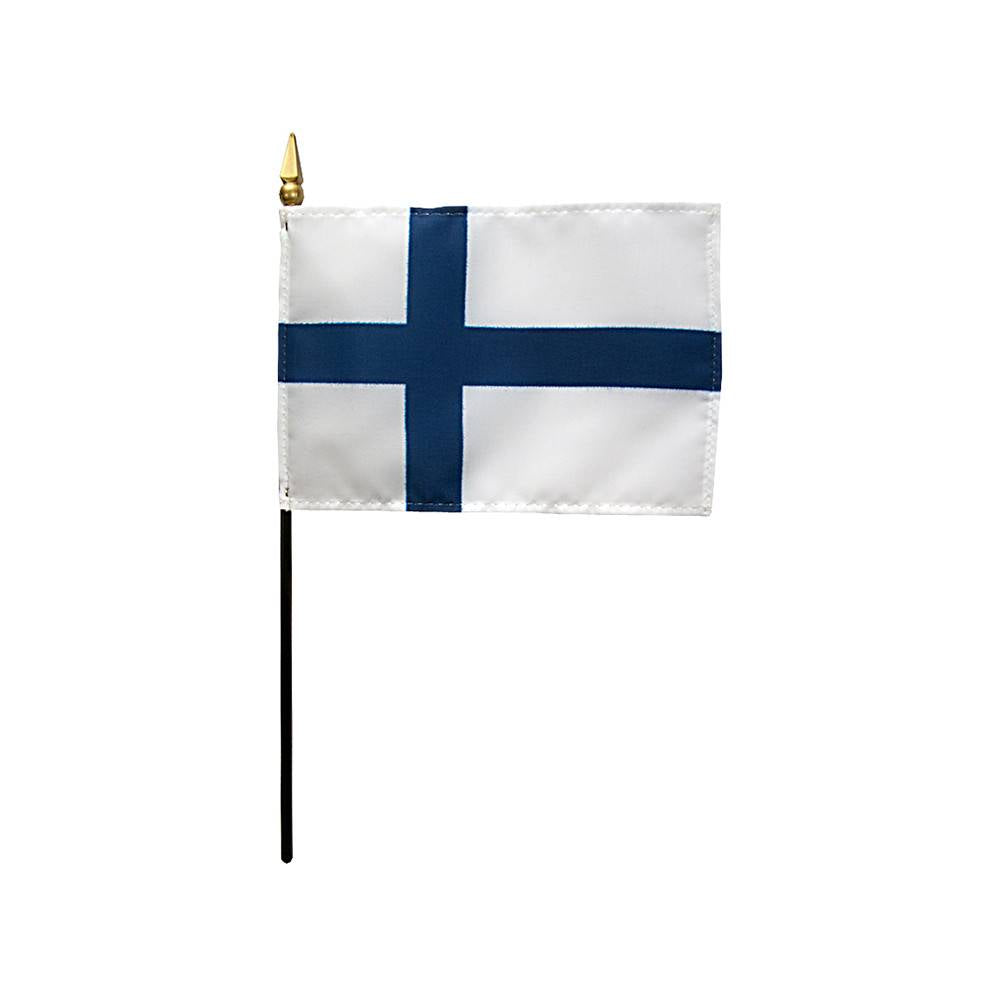4x6 in. Finland Stick Flag