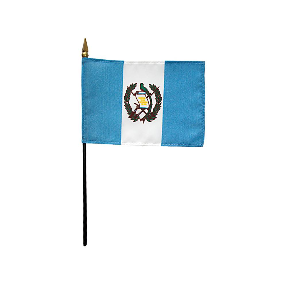 4x6 in. Guatemala Stick Flag