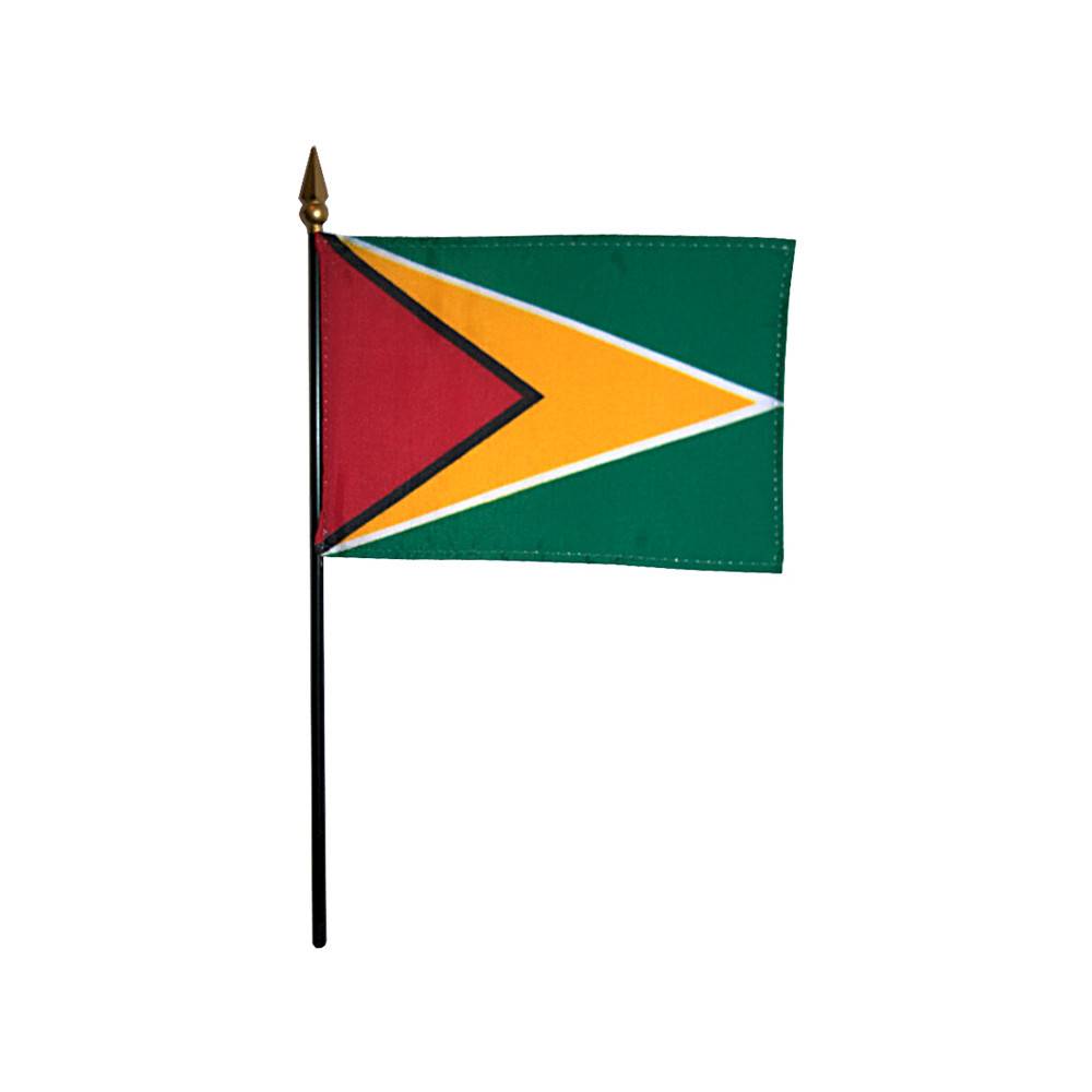4x6 in. Guyana Stick Flag