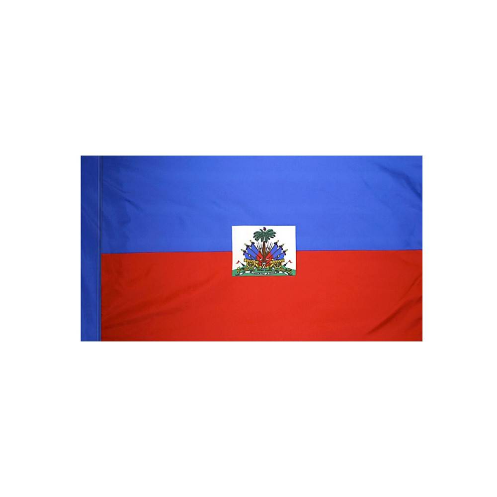 Haiti Flag with Polesleeve