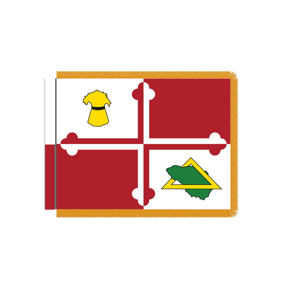 Howard County, MD Flag with Polesleeve & Fringe