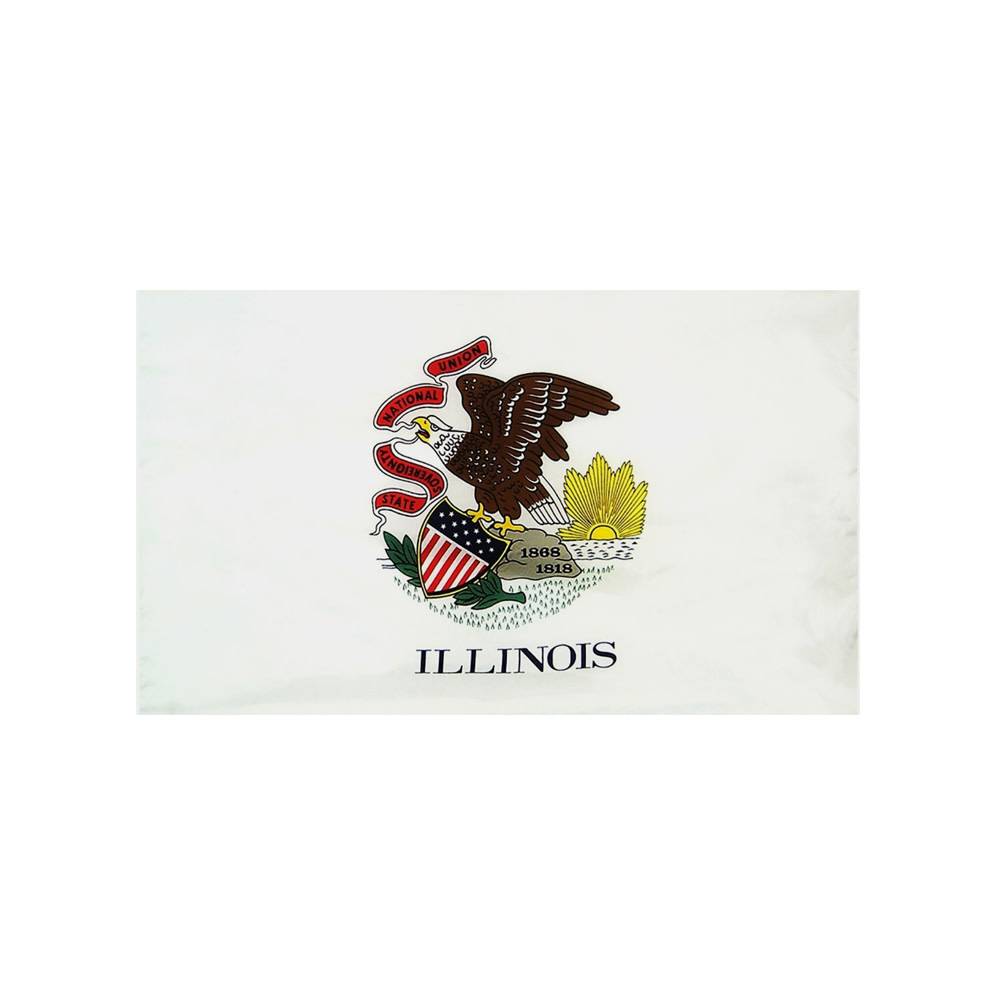 Illinois Flag with Polesleeve