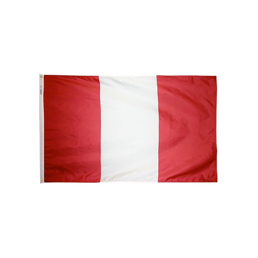 12x18 in. Peru Nautical Flag - No Seal