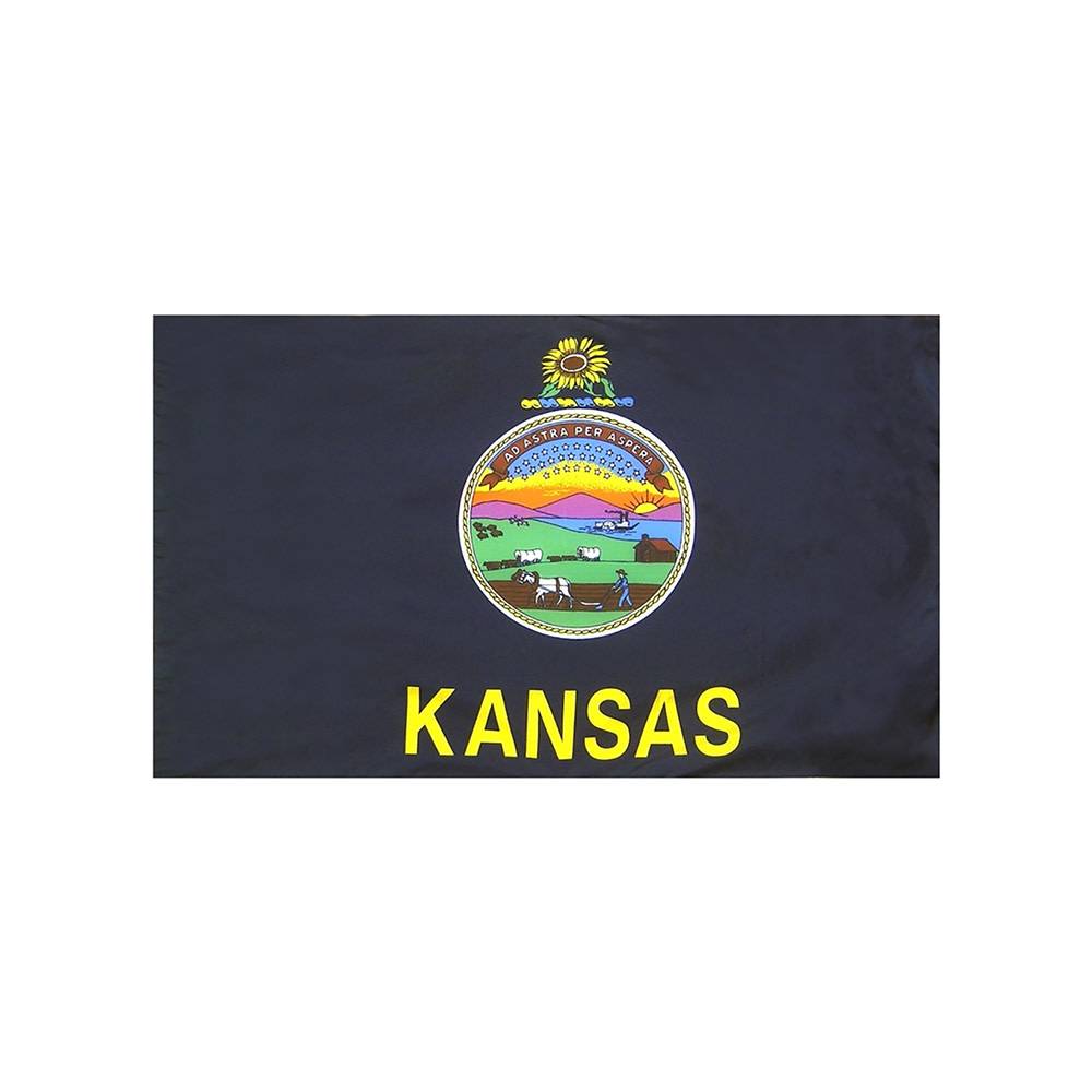 Kansas Flag with Polesleeve