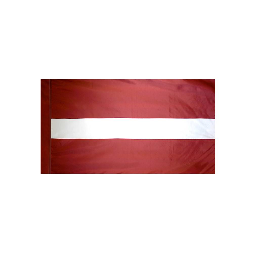 Latvia Flag with Polesleeve