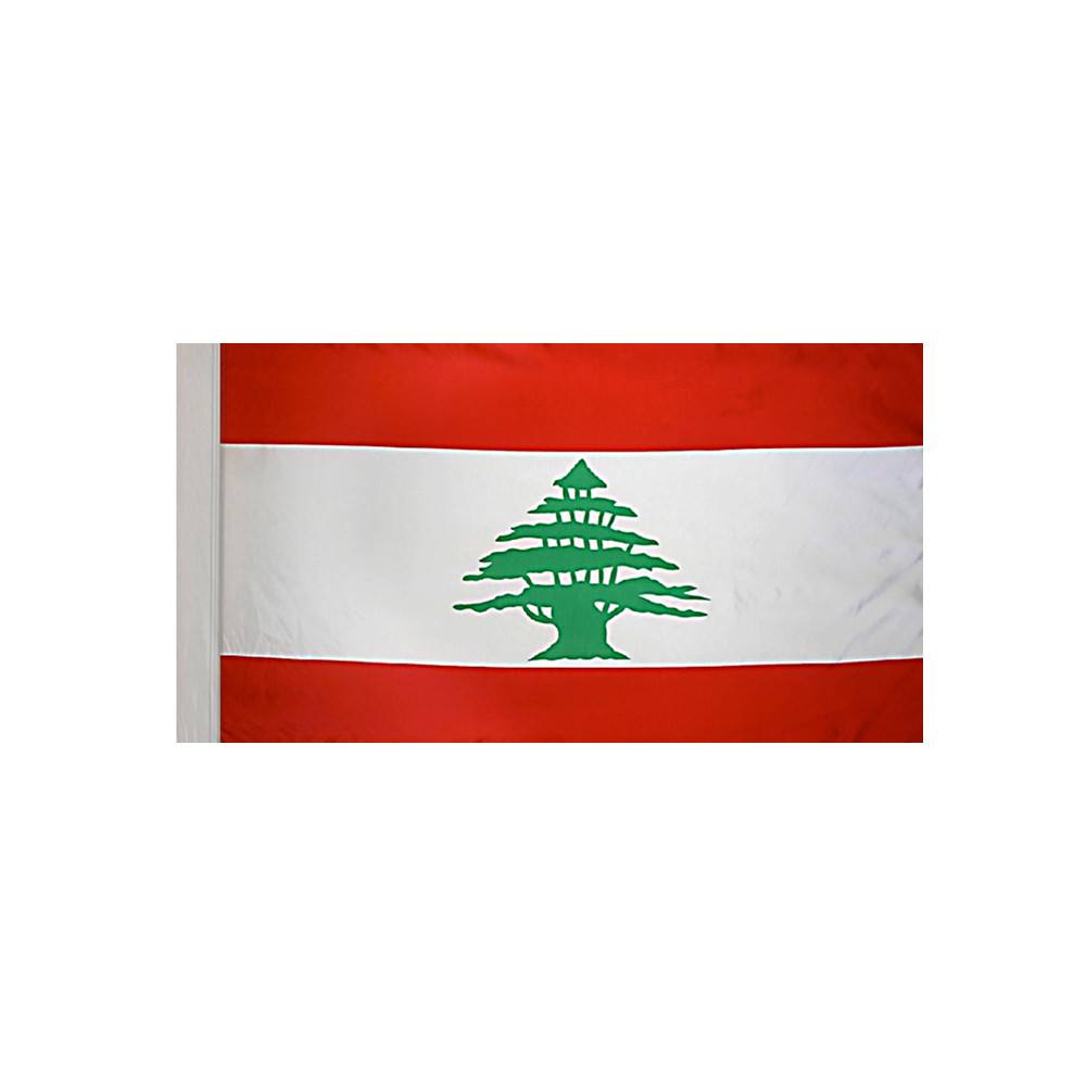 Lebanon Flag with Polesleeve