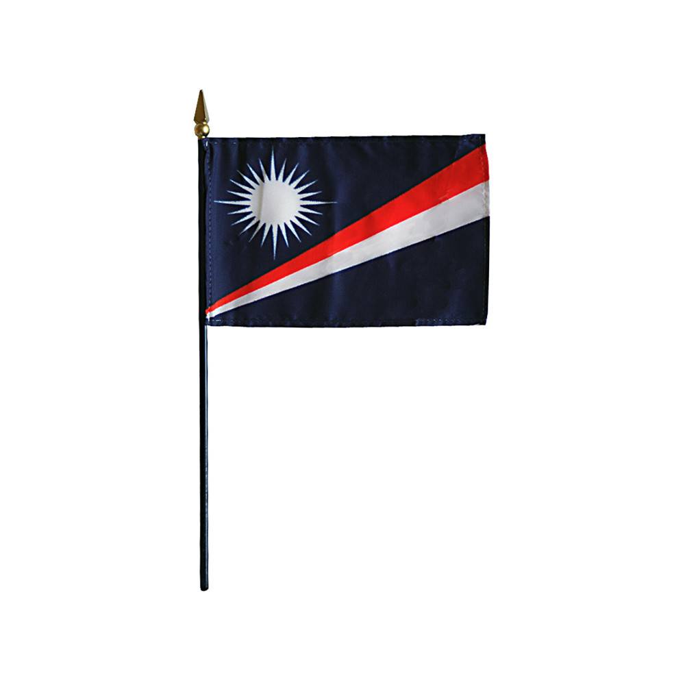 4x6 in. Marshall Islands Stick Flag