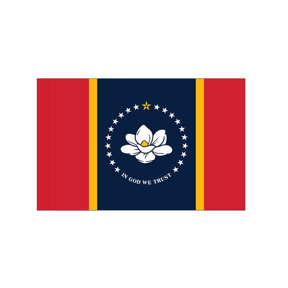 Mississippi Flag with Polesleeve