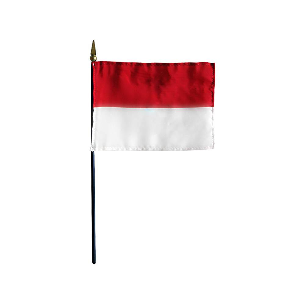 4x6 in. Monaco Stick Flag