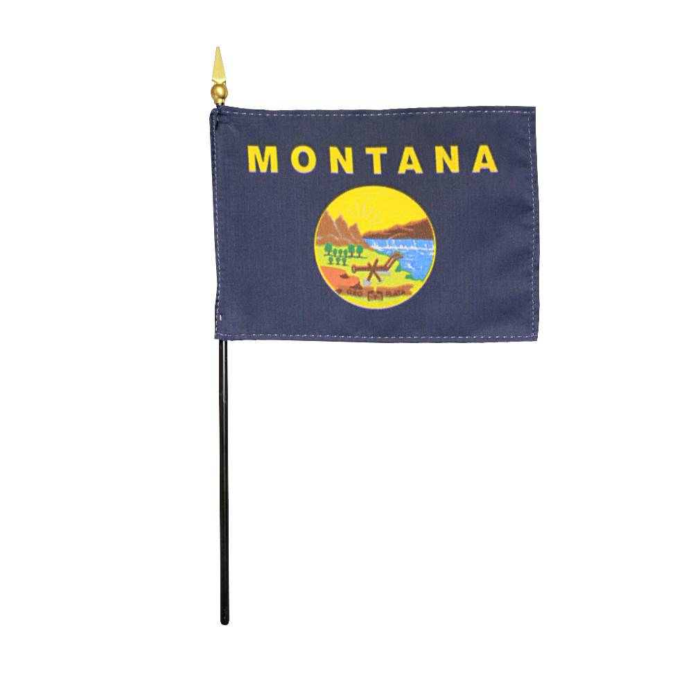 4x6 in. Montana Stick Flag