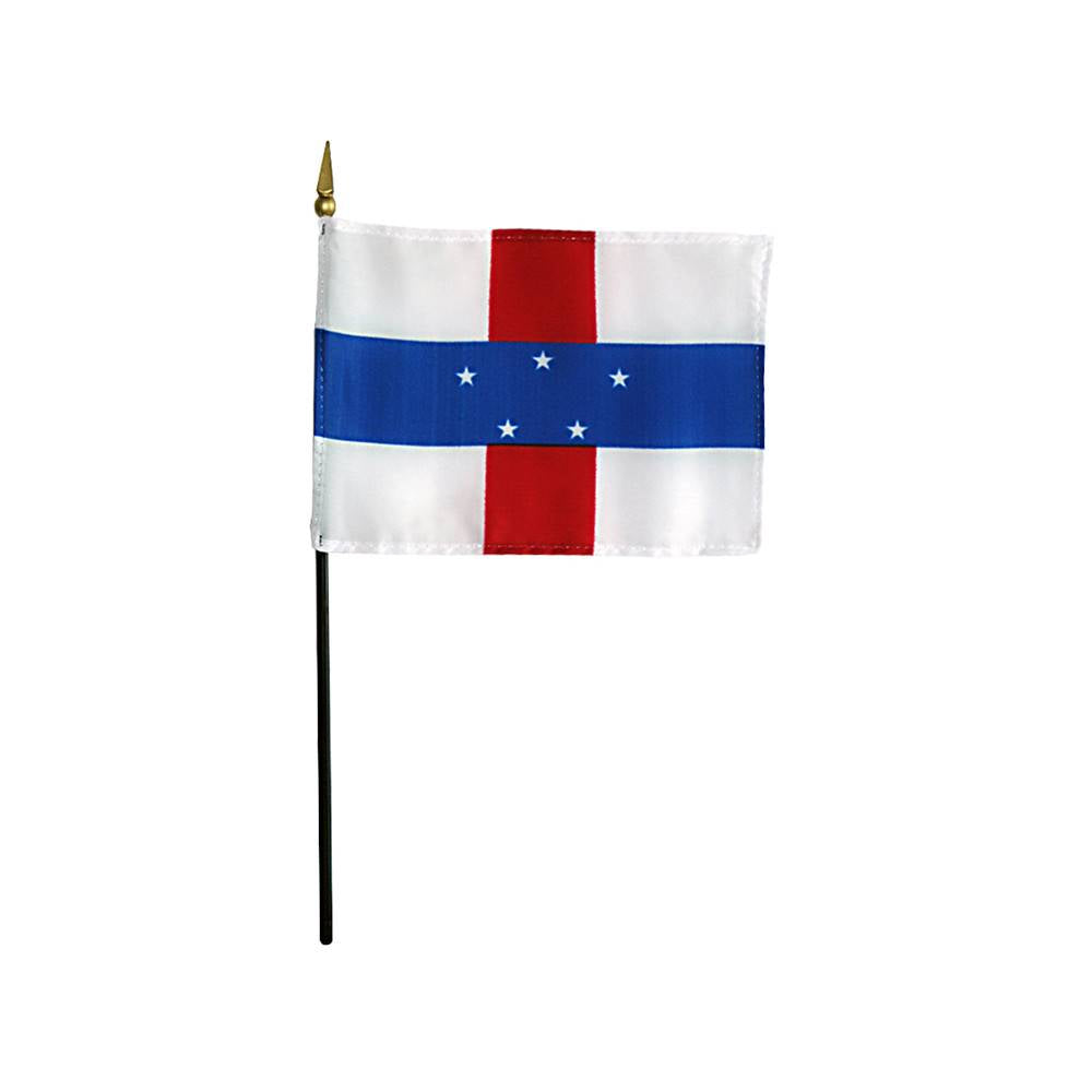 4x6 in. Netherlands Antilles Stick Flag
