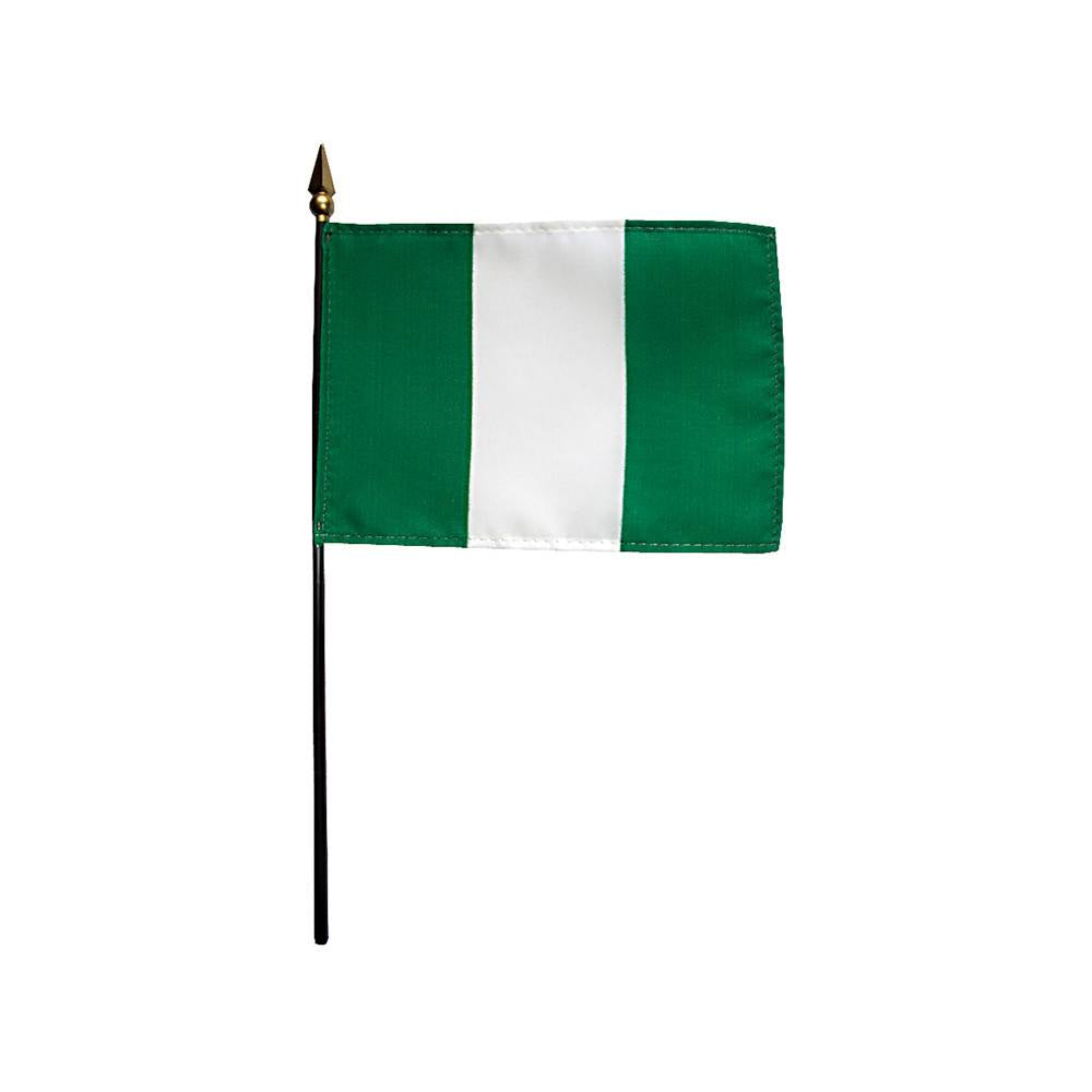 4x6 in. Nigeria Stick Flag