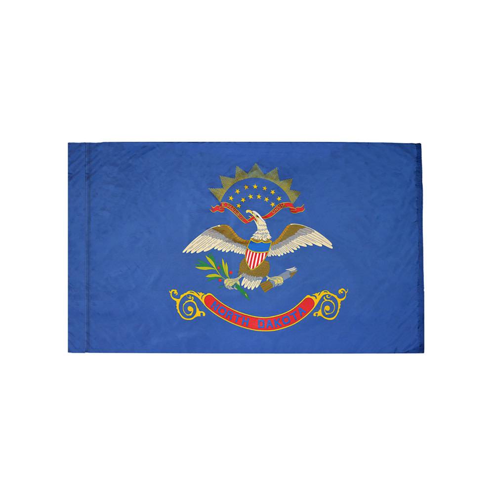 North Dakota Flag with Polesleeve
