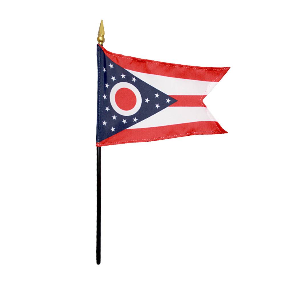 4x6 in. Ohio Stick Flag