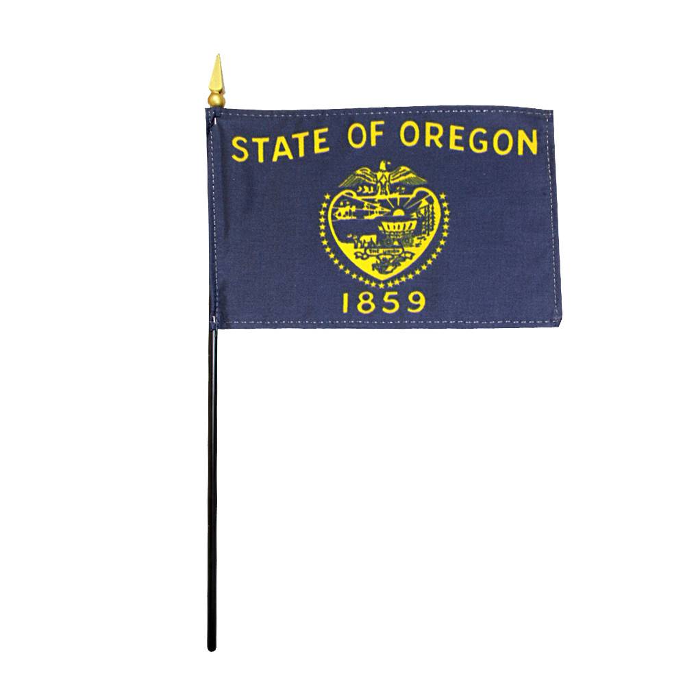 4x6 in. Oregon Stick Flag