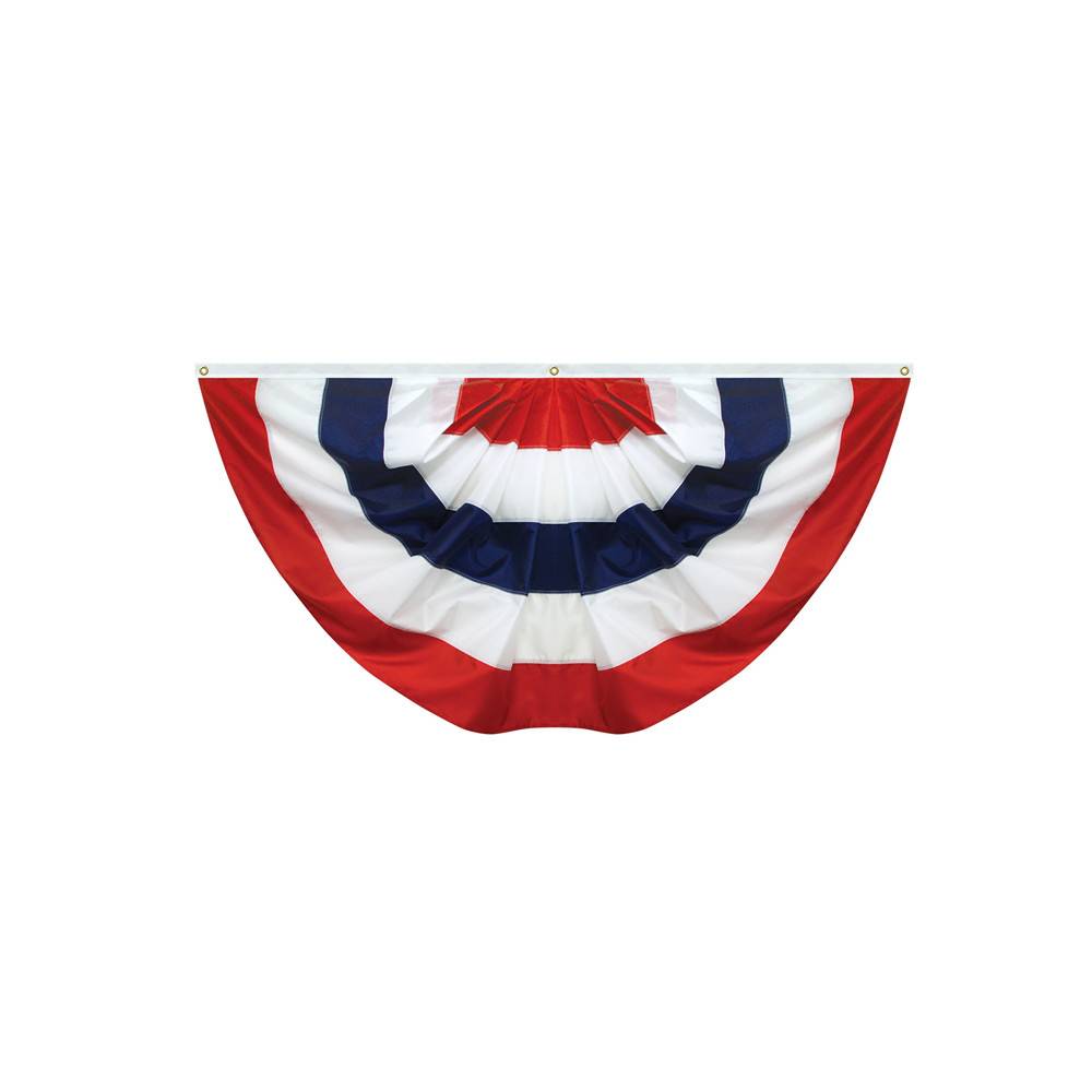 Large Pleated Fan Bunting