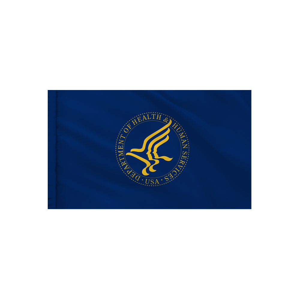 Health & Human Services Flag - Indoor/Parade with Polesleeve