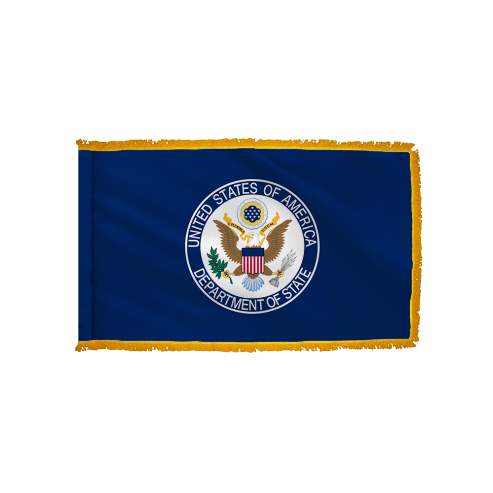 State Flag - Indoor/Parade with Polesleeve & Fringe