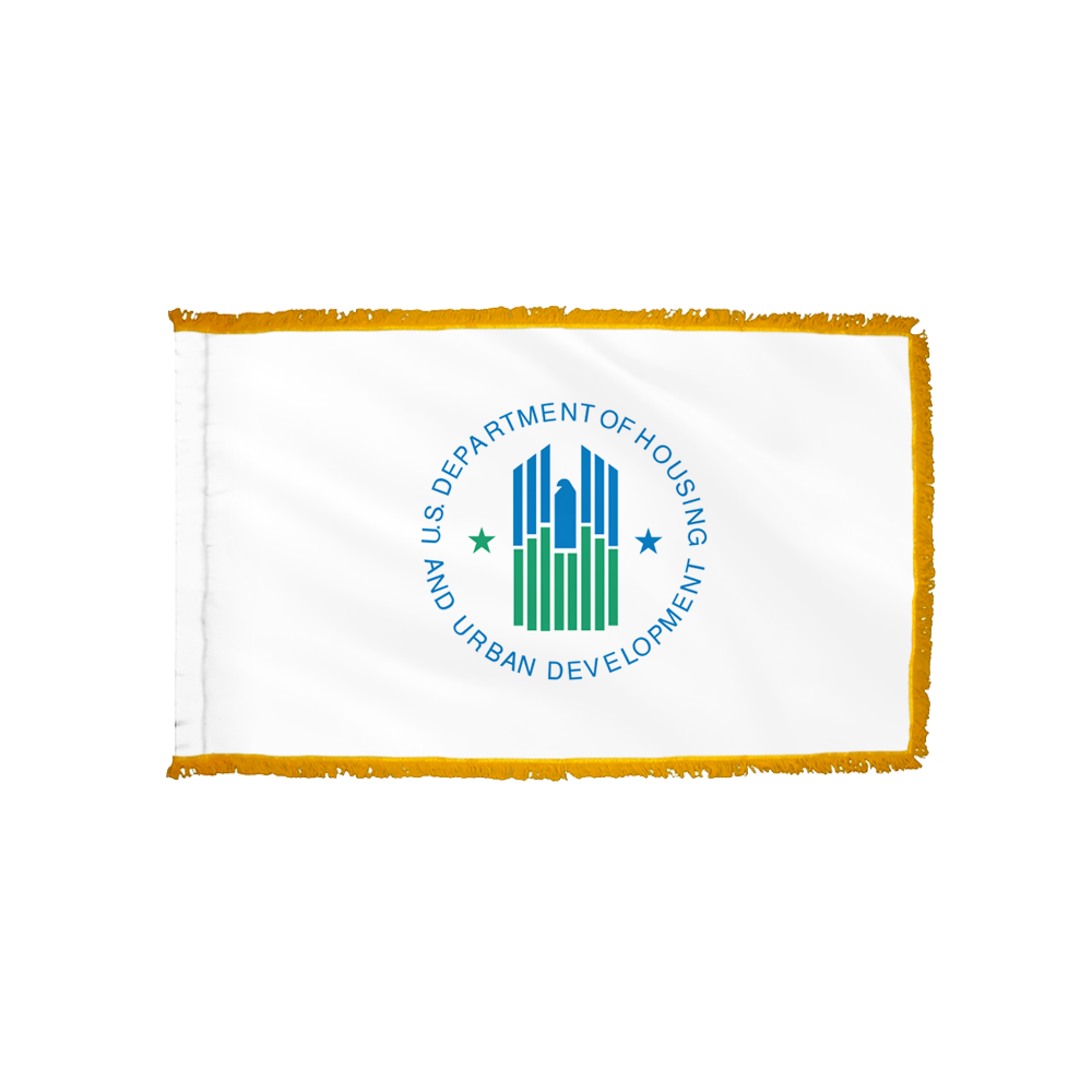 Housing & Urban Development Flag - Indoor/Parade with Polesleeve & Fringe