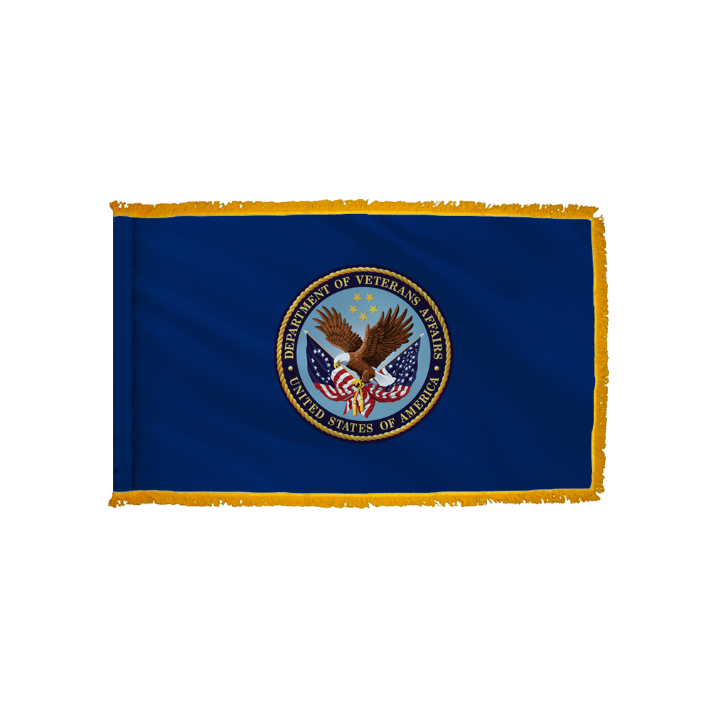 Veterans Administration Flag - Indoor/Parade with Polesleeve & Fringe