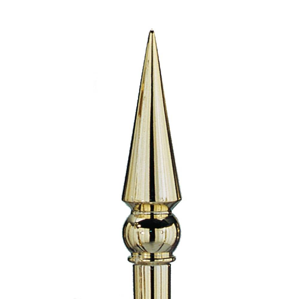 Round Spear - Gold, Plastic