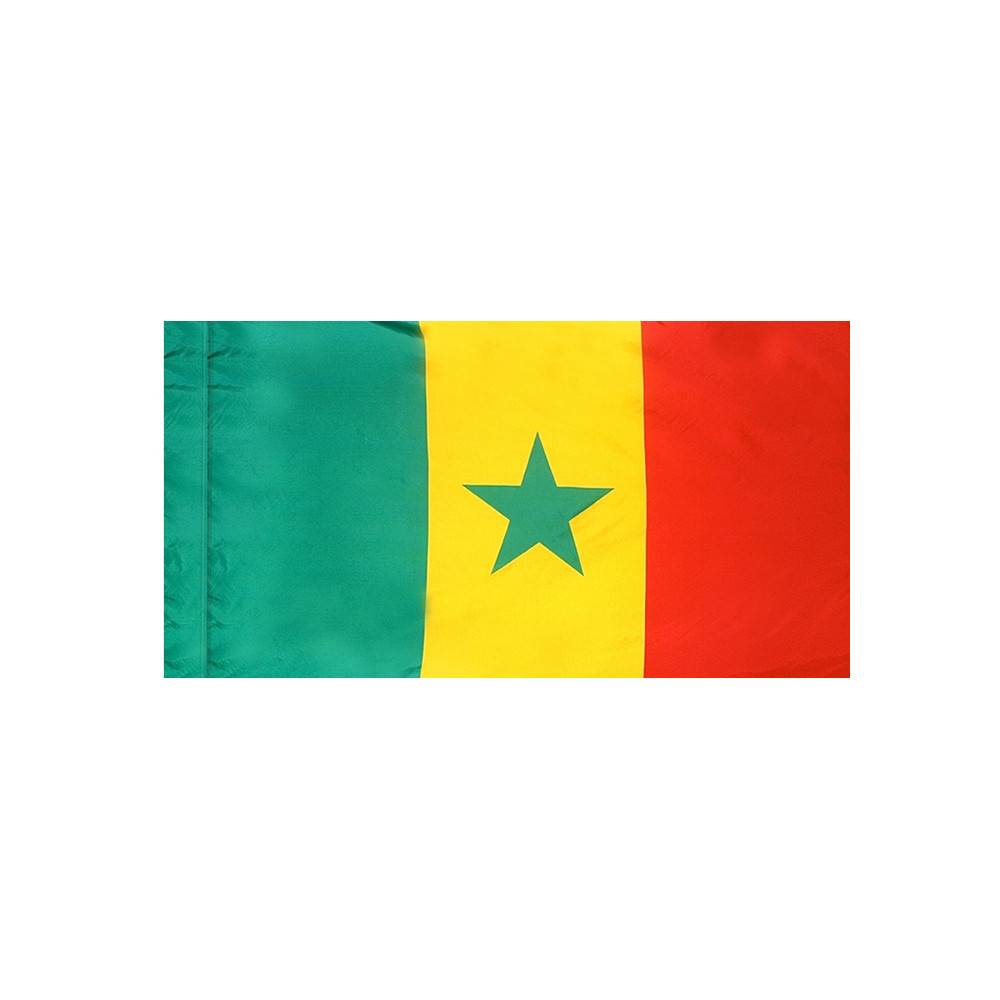 Senegal Flag with Polesleeve