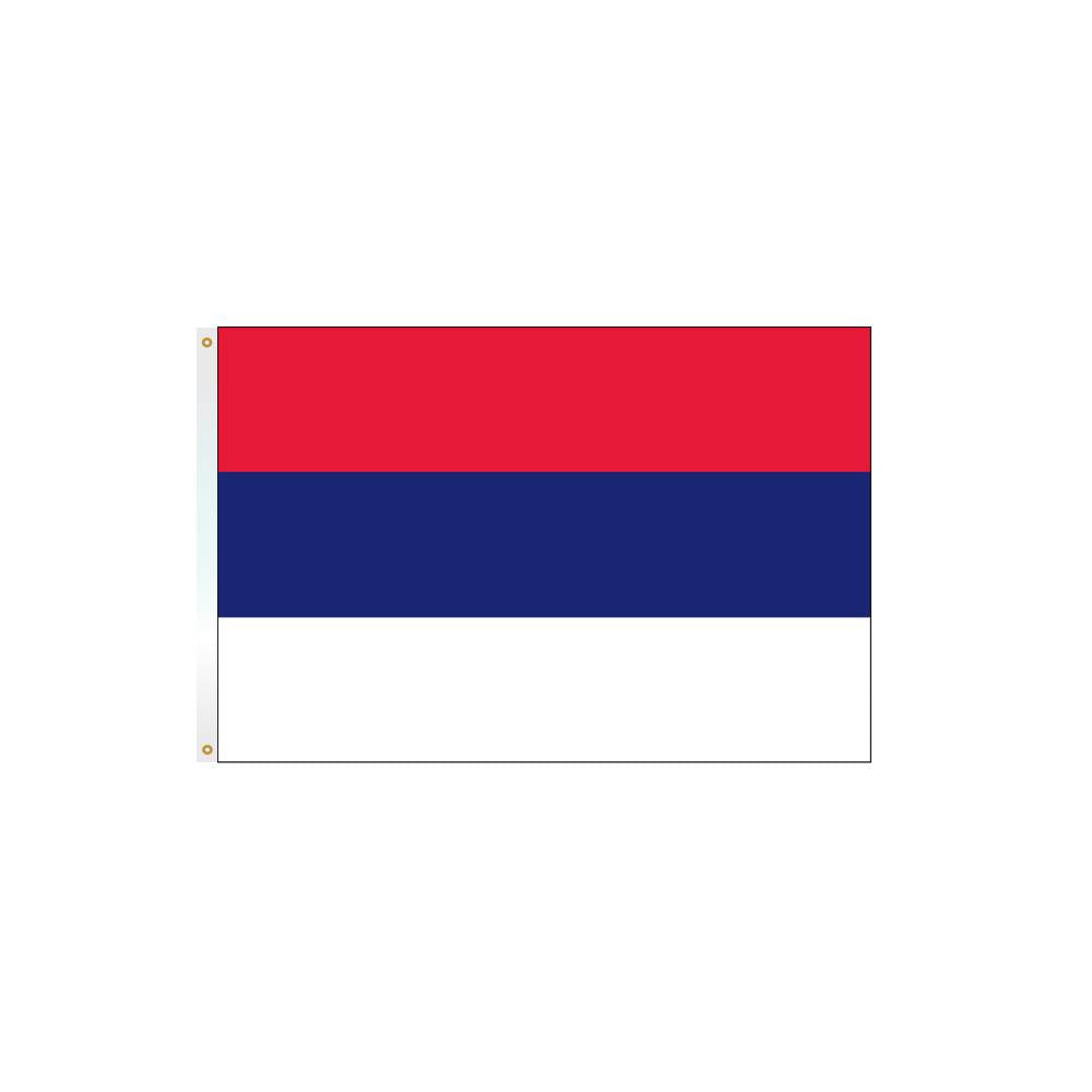 Serbia Flag without Seal