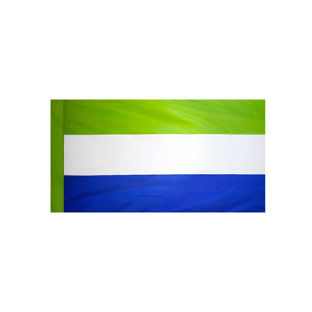 Sierra Leone Flag with Polesleeve