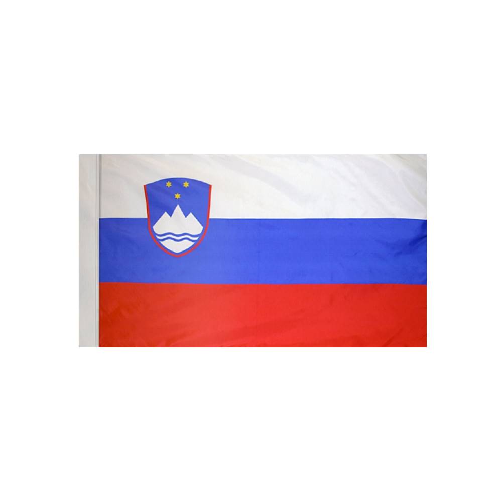Slovenia Flag with Polesleeve