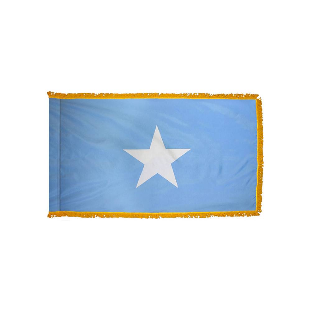 Somalia Flag with Polesleeve & Fringe
