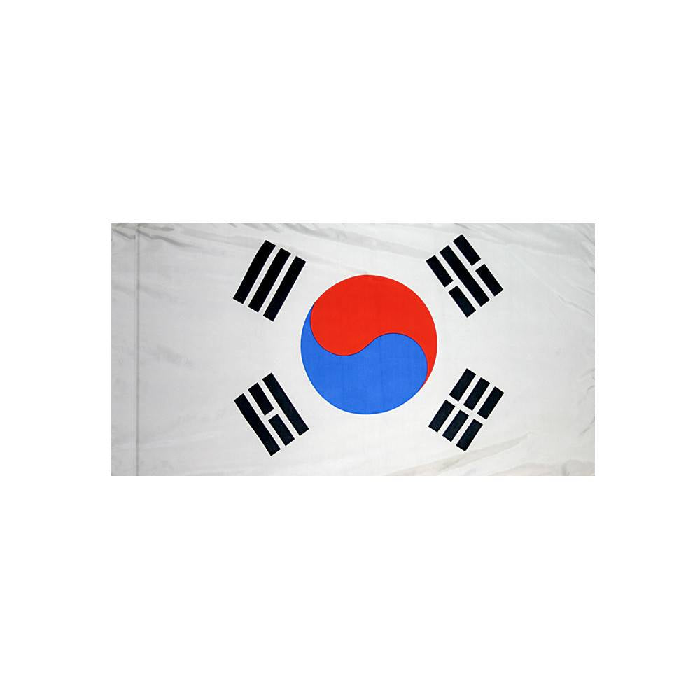 South Korea Flag with Polesleeve