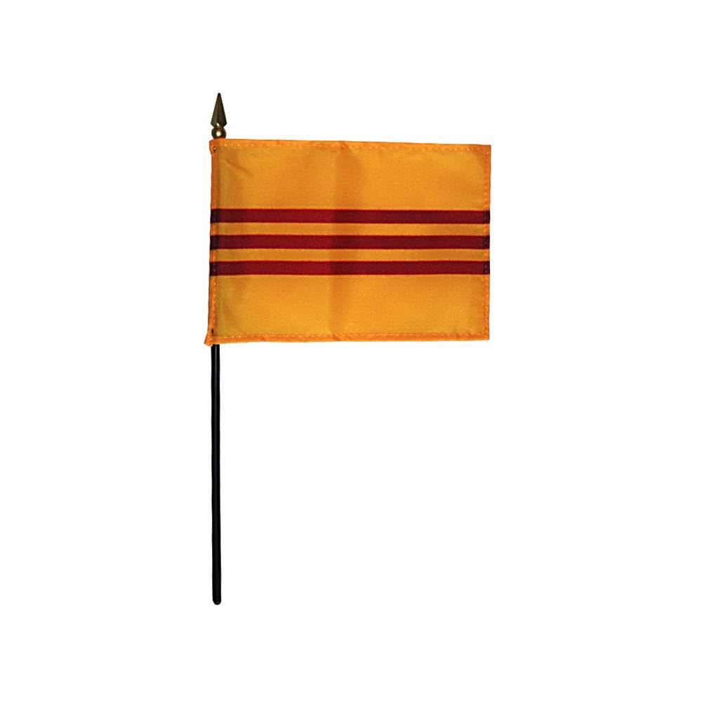 4x6 in. South Vietnam Stick Flag