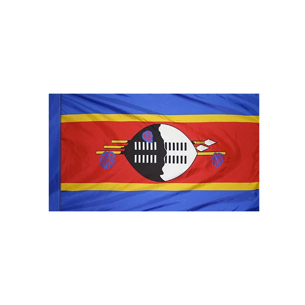 Swaziland Flag with Polesleeve