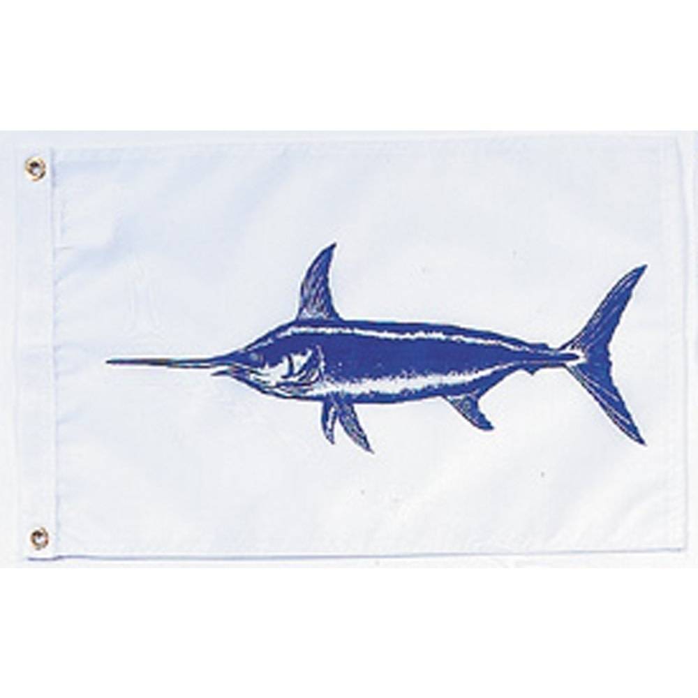 12x18 in. Swordfish Nautical Flag